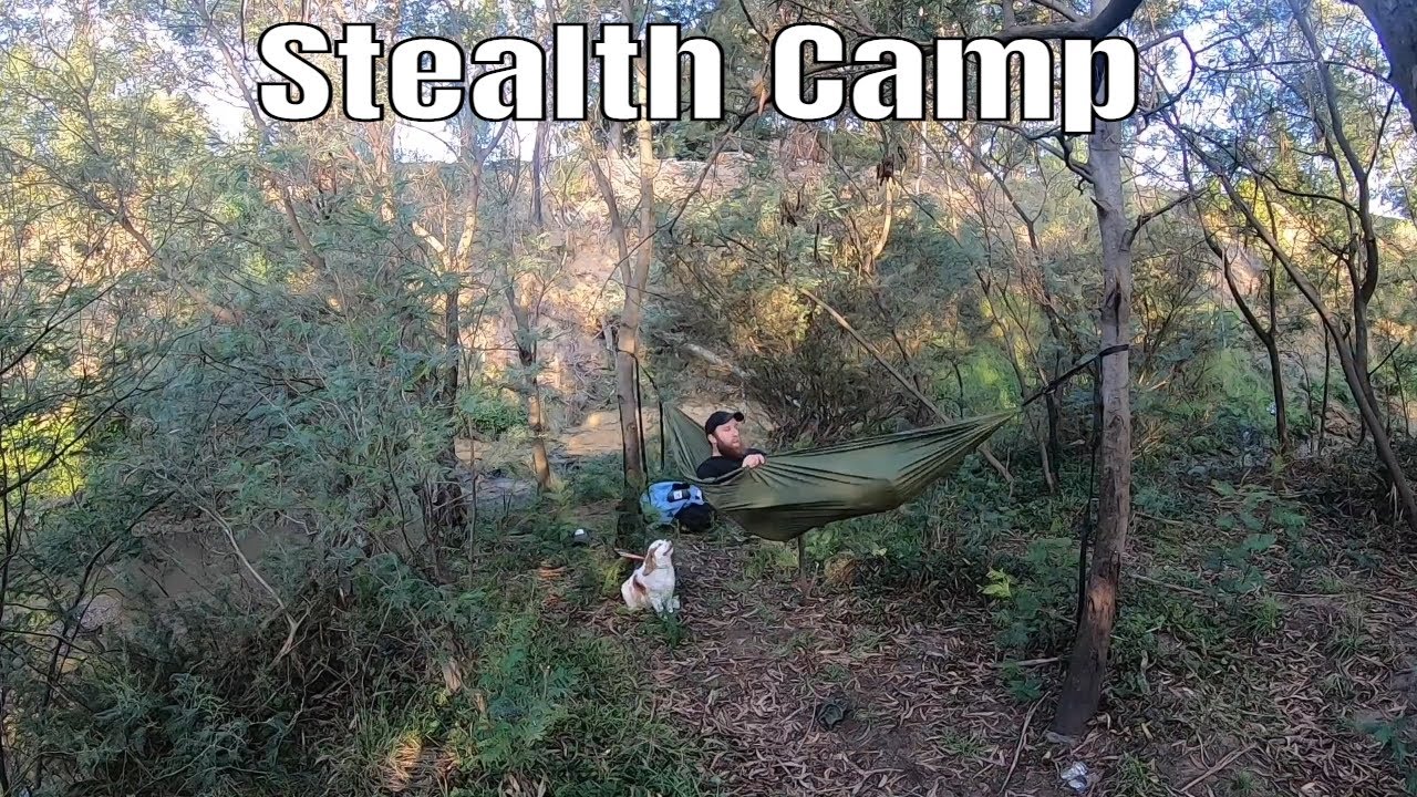 Hammock Stealth Camping In Freezing Condtions  - Alton Goods Hammock Test-
