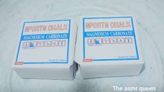 2 blocks Sports Chalk Crush | Dusty | Soft | Relaxing | Oddly Satisfying | ASMR screenshot 4