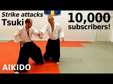 10,000 subscribers extra: Aikido against PUNCHES,  by Stefan Stenudd, 7 dan Aikikai shihan