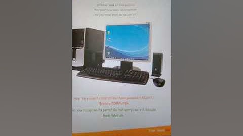 Grade 1 Computer Topic Computer my friend