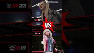 WWE 2K23 ALEXA BLISS GRAPHIC COMPARISON WWE2K23