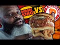 Burger King Spicy Ch'King vs Popeyes Spicy Chicken | CHICKEN SANDWICH BATTLE
