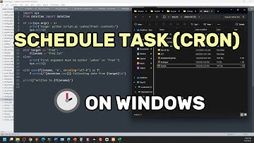 Automate Tasks in Windows with Task Scheduler (Like Cron Job on Linux)