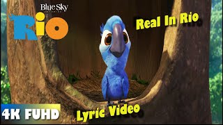 Real in Rio Song | Lyric Video | RIO Movie 2011 | Ester Dean & Carlinhos Brown | 4K FUHD
