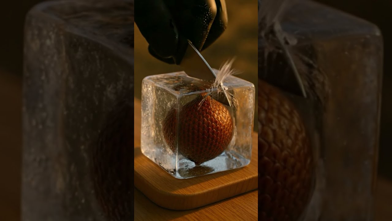  Slicing A Salak Inside Ice Unveiling Exotic Delight Snakefruit Shorts