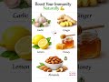 Boost Your Immunity Naturally 💪 #Immunity