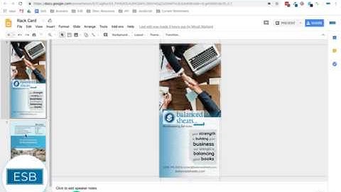 How to make a professional brochure with Google Docs