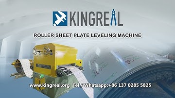 High Precision Heavy Roller Sheet Plate Leveling Machine, Metal Sheet Straightener