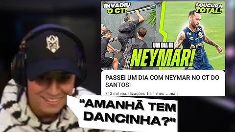 CORINGA REAGE A: PASSEI UM DIA COM NEYMAR NO CT DO SANTOS!