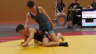 Wrestling / Ringen, MDM 2026 Frankfurt/O., U17, Freestyle, 60 kg, Herrmann - Sokujev