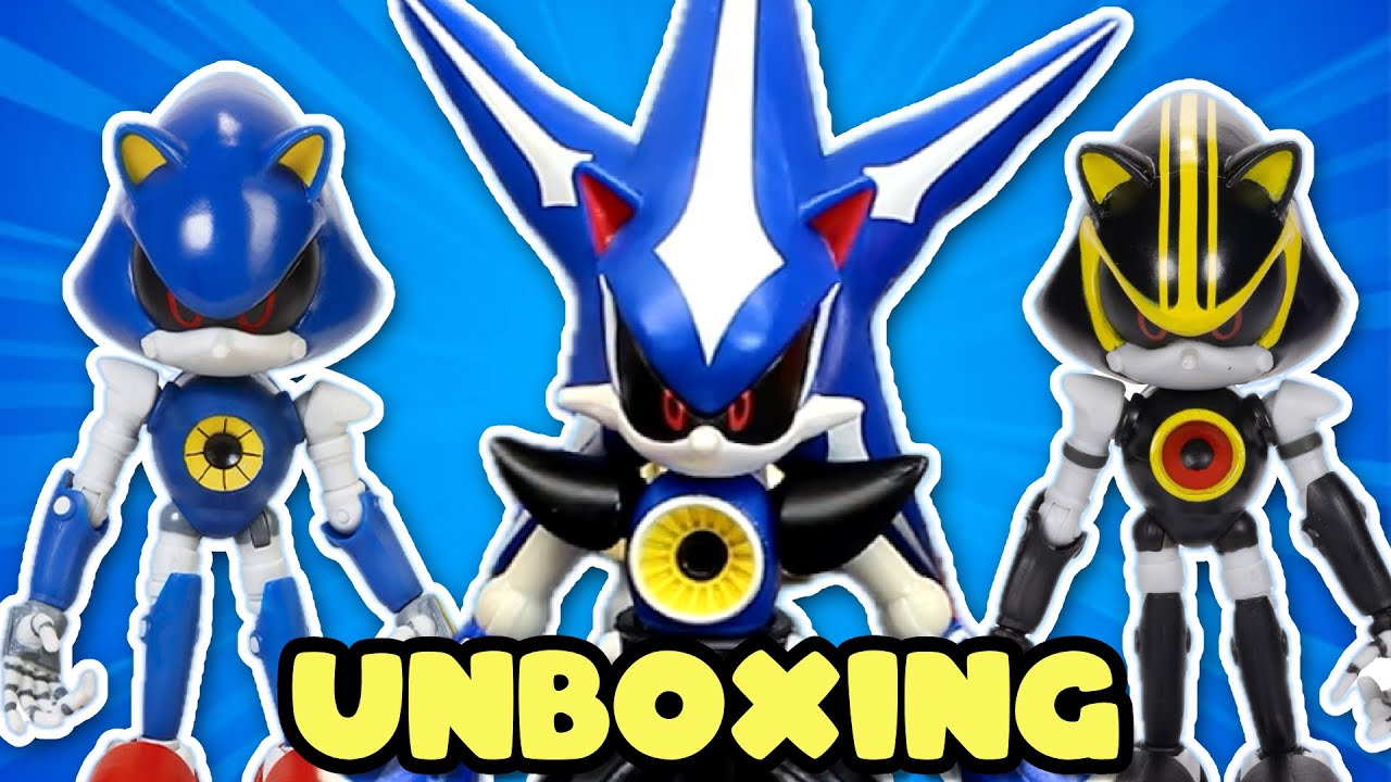 MEGA METAL SONIC UNBOXING!! | Jakks Pacific Metal Sonic (Standard, 3.0, & Neo) Unboxing & Comparison
