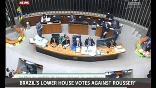 Brazilian President Dilma Rousseff loses impeachment vote Brazilian President Dilma Rousseff loses impeachment vote