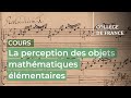 La perception des objets mathmatiques lmentaires 3  stanislas dehaene 20232024