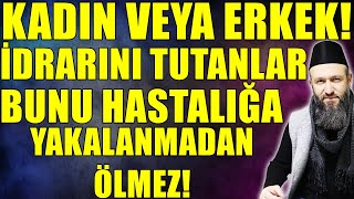 İdrarini Tutanlar Di̇kkat Kadin Erkek Fark Etmez Eğer Yaparsaniz Hüseyin Çevi̇k