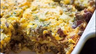 Keto Cheeseburger Casserole | Low Carb | LCIF | Lose Weight