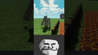 GOLEM SIGMA #shorts  #recommended #minecraft #youtubeshorts #анимация