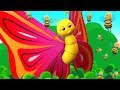 песня бабочка | Дети Rhymes | песни для детей | Butterfly Song | Nursery Rhymes | Toddler Songs