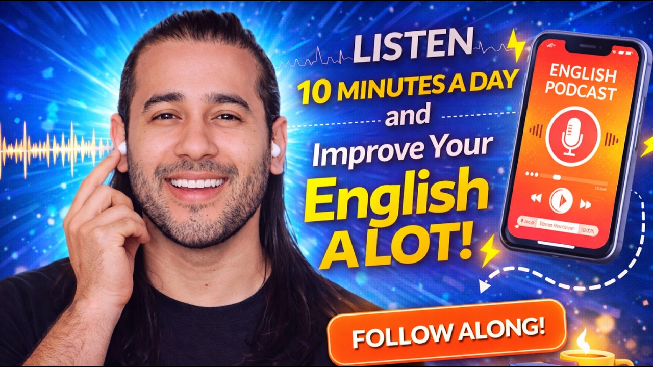 Listen for 10 minutes a day and improve your English