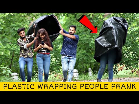 Plastic Wrapping People Prank | Part 3 @ThatWasCrazy