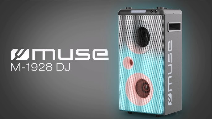 Enceinte Lumineuse Sono Portable Bluetooth Muse (M1808DJ) - Kit-M