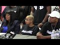 The family of Daniel Hambrick held a press conference in response to the recent developments involvi