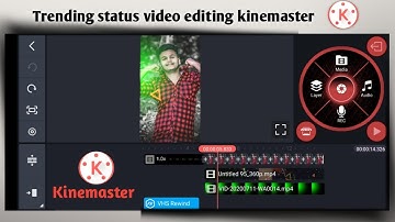 Trending attitude  light effect whatsapp status video editing kinemaster || trending status video #k