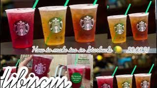 How to make iced shake Tea or iced shaken lemonTea🍋🍋🍋🍋🍋Hibiscus
