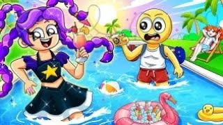 Stuck at GIRLS ONLY POOL PARTY with my LILY LOVEBRAIDS CRUSH! | Animation