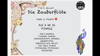 Zauberflöte | Act 2 Nr 21 FINALE | TEMPO version | Opera Study Accompaniment | The Opera Pianist