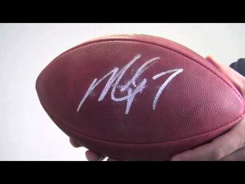 michael vick autographed football