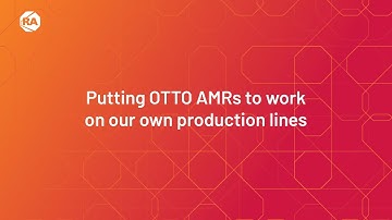 Putting OTTO AMRs to work—on our own production lines