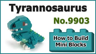 How to Build Mini Blocks Tyrannosaurus 9903 Review Instructions Specifications