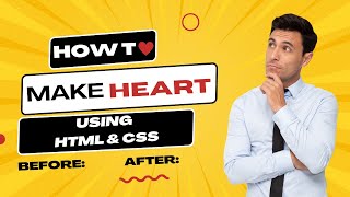 How to make HEART using HTML & CSS | Code Mafia | #coding