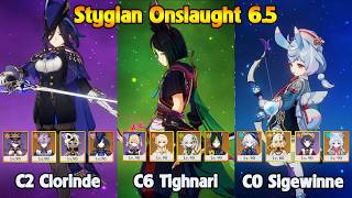 Stygian Onslaught 6.5 Fearless C2 Clorinde - C6 Tighnari - C0 Sigewinne
