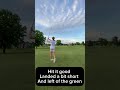 Play a hole of golf with me! Par 4 ⛳️ #golf #par4 #bogey  #par #birdie