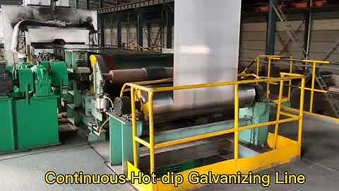 Continuous hot-dip galvanizing line