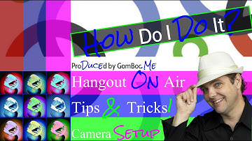 How to Set Up a Hangout On Air with Multiple Cameras by Dennis N. Duce