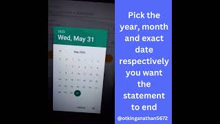 Celebrity LEARN HOW TO DOWNLOAD BANK ACCOUNT STATEMENT FROM YOUR FIRST BANK MOBILE APP IN 1 MINUTES Wealth
