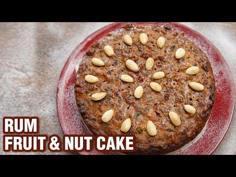 Christmas Special Rum Cake Recipe - Homemade Rum Fruit & Nut Cake - Plum Cake Recipe - Tarika