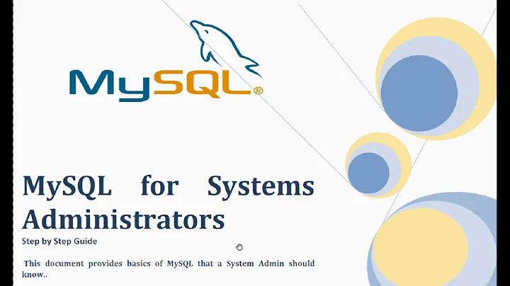 Backup and Restore of MySQL Databases on Linux