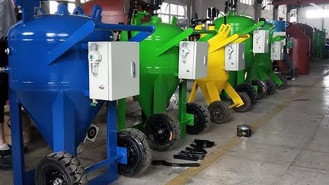 DB800 Wet Sandblasting Machine Working Video # Dustless Blaster for Sale