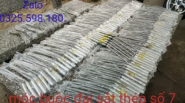 Buộc đai thép siêu nhanh với móc buộc thép ly, móc buộc đai sắt số 7 | LH : 0325.598.180. |