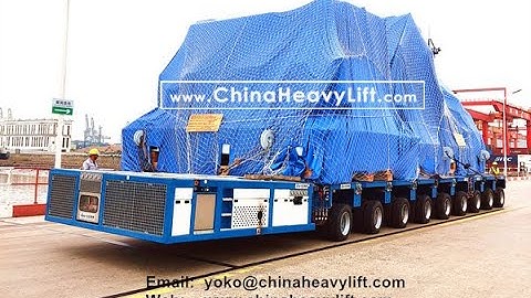 CHINA HEAVY LIFT manufacture  SPMT self propelled Trailer for 420 ton, compatible Goldhofer PST/SL