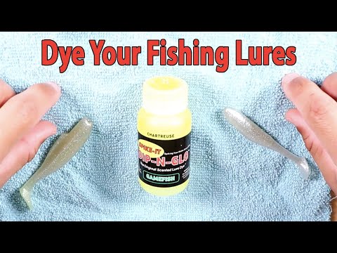 How To Dye Your Fishing Lures {Spike-It Dip-N-Glo Review] 