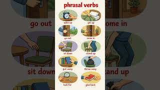 💯 Common phrasal verbs in English with meanings|learn English fast#learnenglish#phrasalverbs#shorts
