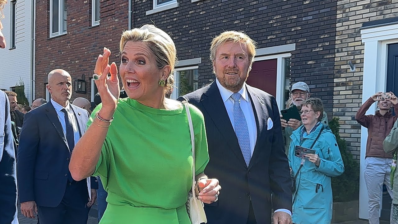Willem-Alexander en Máxima bezoeken Gelderse Vallei