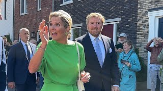 Dutch King WA and Queen Máxima visit country side