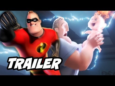 Incredibles 2 Teaser Trailer Breakdown - Justice League Avengers Parody Funny Mo