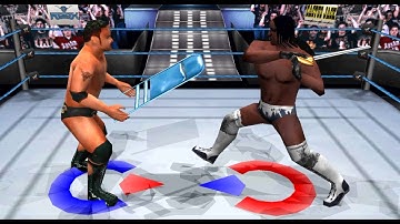 The Rock Vs Booker T Hardcore Match - WWF Smackdown! 2 Gameplay