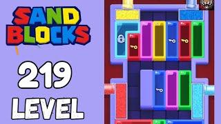 Sand Blocks Level 219 Walkthrough Solution
